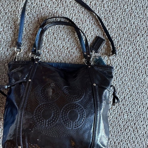 Coach Tote waxed leather - Picture 4 of 6